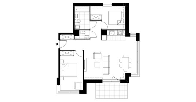 3-pokojowe mieszkanie 72m2 + balkon