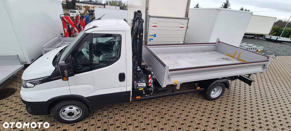 Iveco 50c/ 35c18A8 HDS/żuraw+ wywrotka ALU masa 500 kg - 10