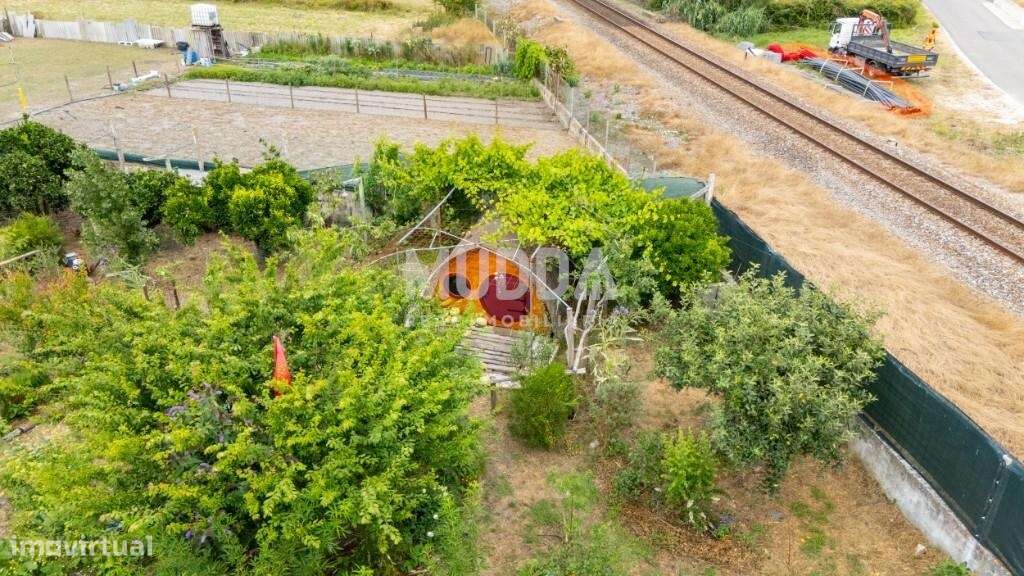 Moradia térrea T3 com anexos e terreno no Campo/Caldas da Rainha-24