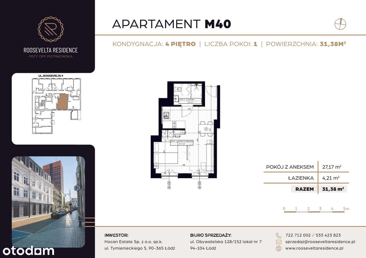 Pracujący gotowiec inwestycyjny w centrum Łodzi / Zarządzanie najmem-19