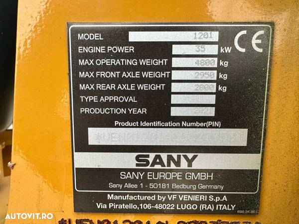 Sany 1201 SW075 Incarcator Frontal - 7