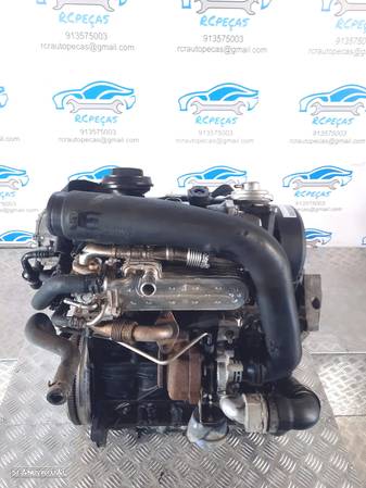 MOTOR COMPLETO 1.9 TDI 8V 105CV BXE VW VOLKSWAGEN GOLF V 5 MK5 TOURAN 1T AUDI A3 8P SEAT LEON 1P ALTEA 5P SKODA OCTAVIA II 2 MK2 MOTOR ARRANQUE BIMASSA ALTERNADOR COMPRESSOR AR CONDICIONADO BOMBA DIRECAO DIREÇÃO TURBO INJETOR INJETORES - 7