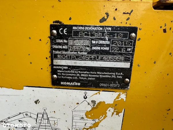 Komatsu PC 138 US -10 - 10