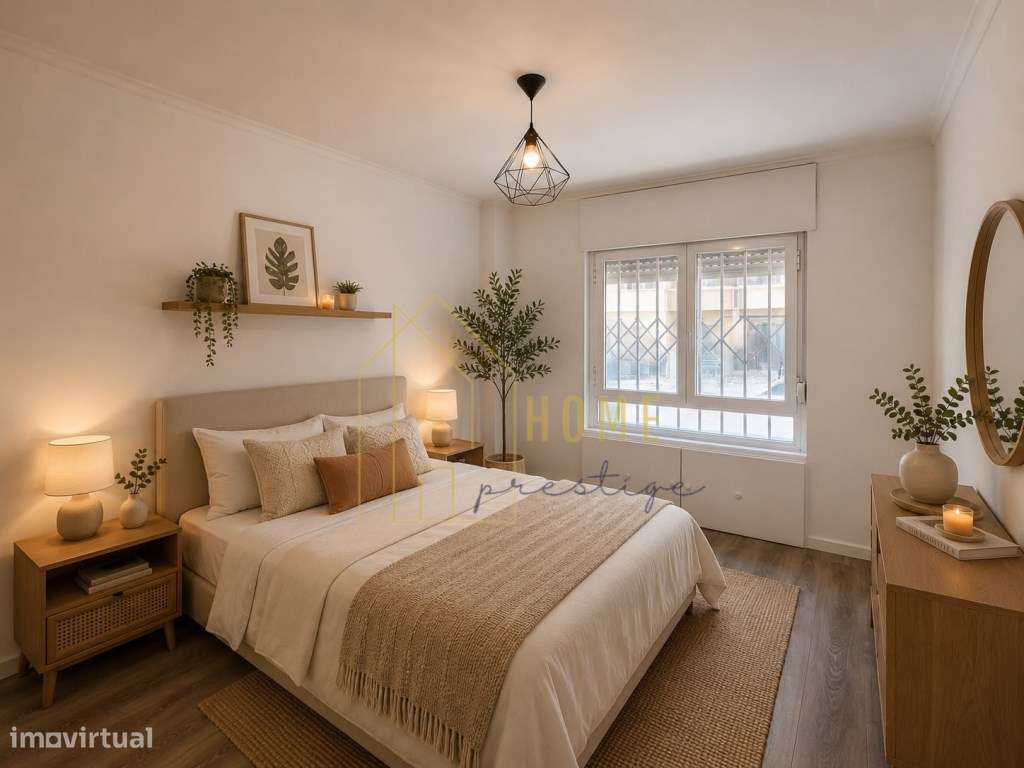 Fantástico Apartamento T2 Remodelado no Monte da Caparica-3