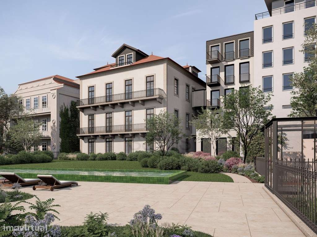 Apartamento T2 na na Baixa do Porto com terraço e garagem - Grande imagem: 4/26