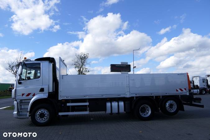 DAF CF 410 / 6X2 / SKRZYNIOWY - 6,5 M / OŚ PODNOSZONA / EURO 6 / Z NIEMIEC / - 3