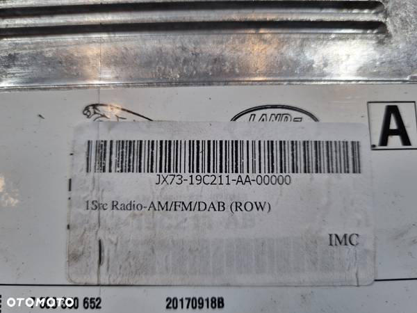 RANGE ROVER VELAR RADIO NAWIGACJA GPS JX73-19C211-AA - 5