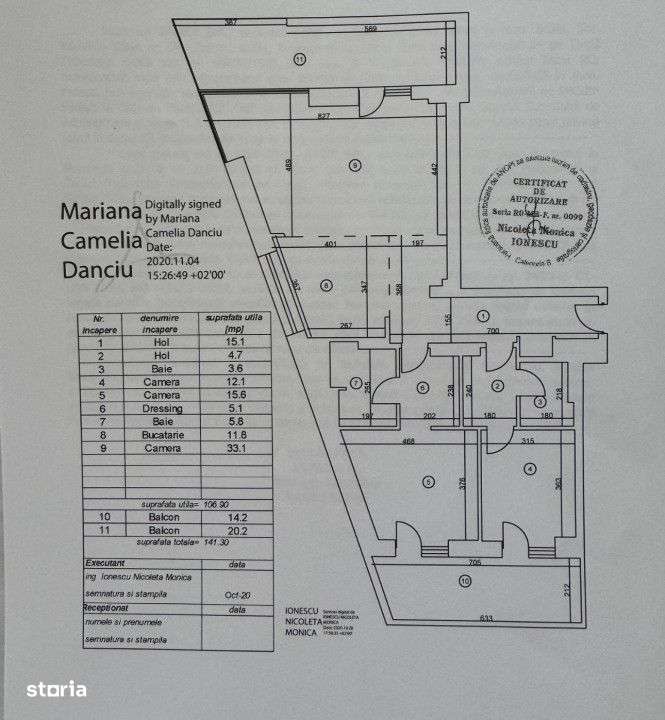 Vanzare 3 Camere Aviatiei Tower Super View Loc de Parcare-12