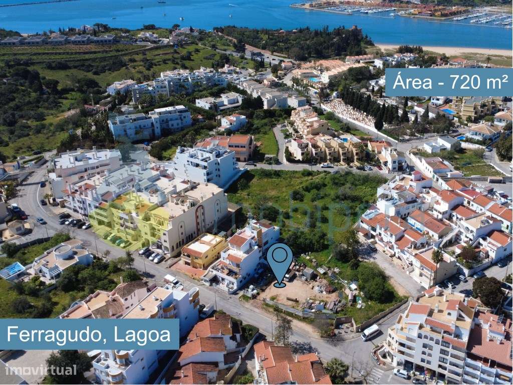 Terreno com Projeto Aprovado para HOSTEL em Ferragudo - 20 Quartos ... - Grande imagem: 2/8