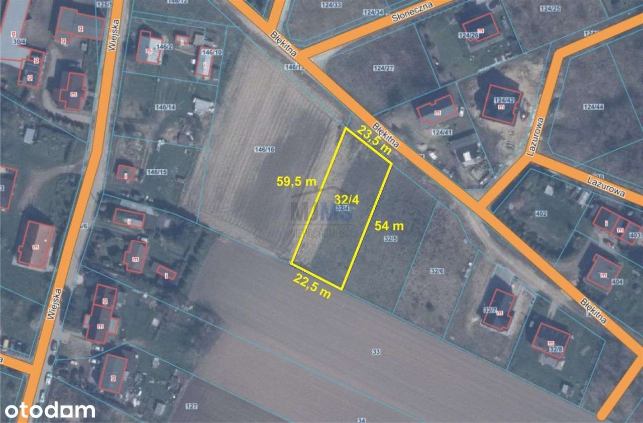 Działka pod dom marzeń – Brudzewo, 1273m²-1