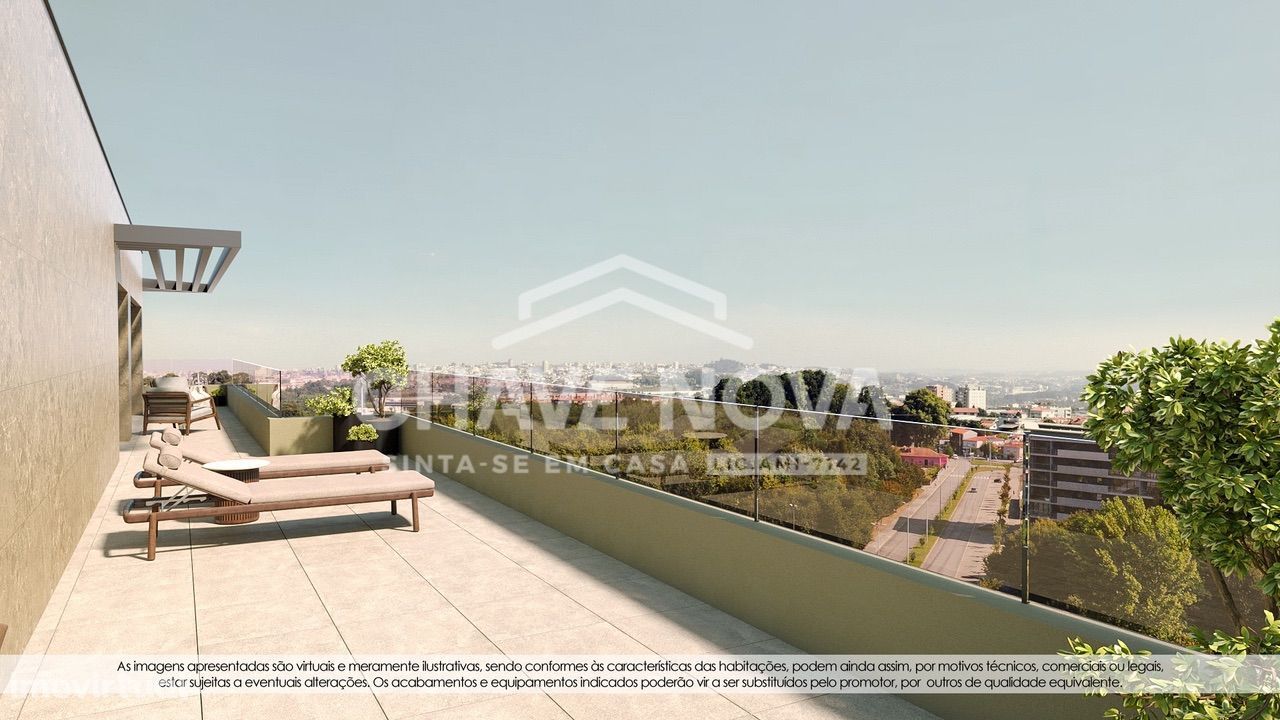 Apartamento T3 terraço Ultimo Piso 4 Parque Lavandeira 3 Frentes