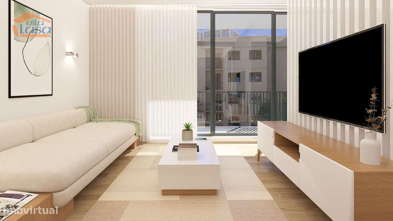 Armação de Pera T0 Novo varanda garagem e piscina na cobertura - Grande imagem: 1/23