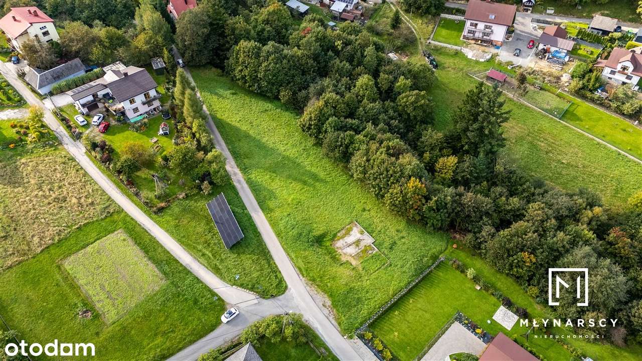 Widokowa działka budowlana z lasem | 21 a Lipowa-5