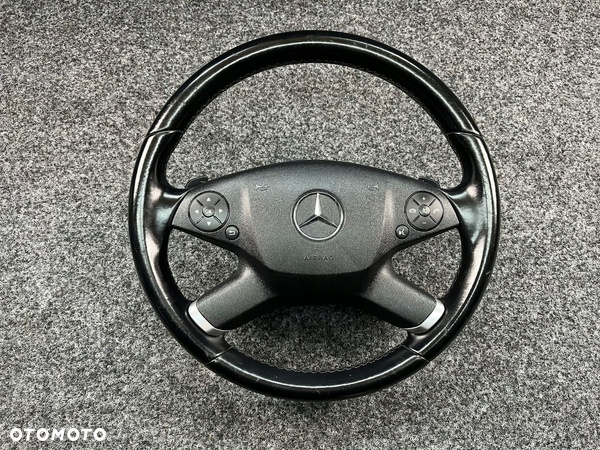 mercedes w212 kierownica skóra łopatki multifukncja  poduszka airbag - 1