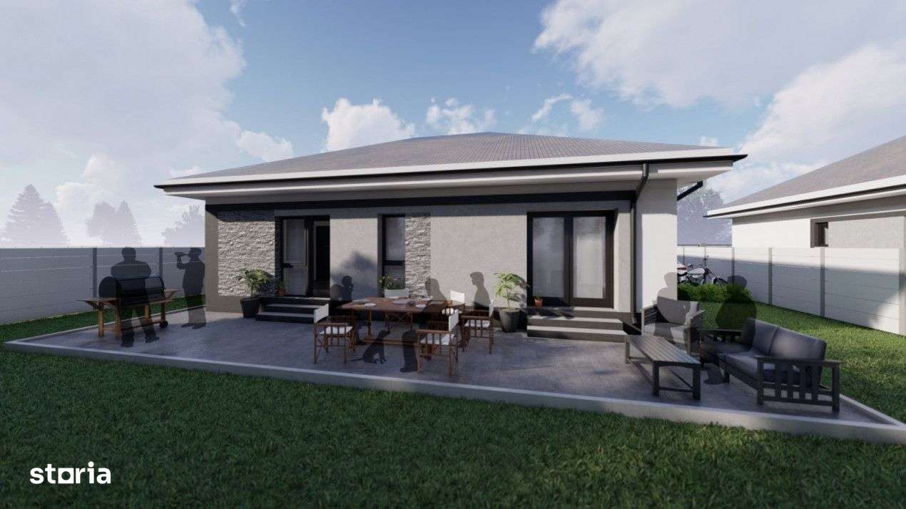 Casa/Vila Individuala/Varteju-Magurele 4 camere incalzire in pardoseal - Imagine principală: 5/9