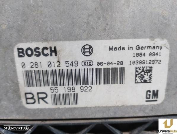 CENTRALINA MOTOR UCE OPEL ZAFIRA B 2006 -55198922 - 4