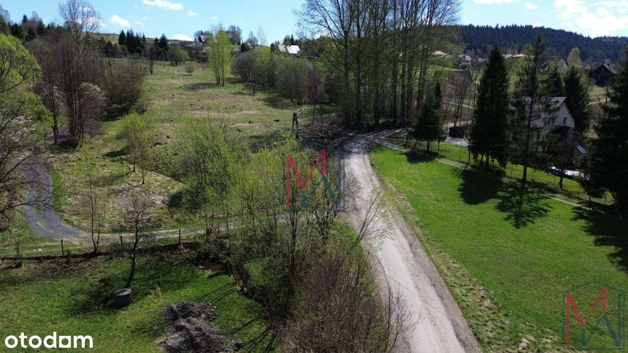 Widokowa działka budowlana Las, Beskid Mały-12