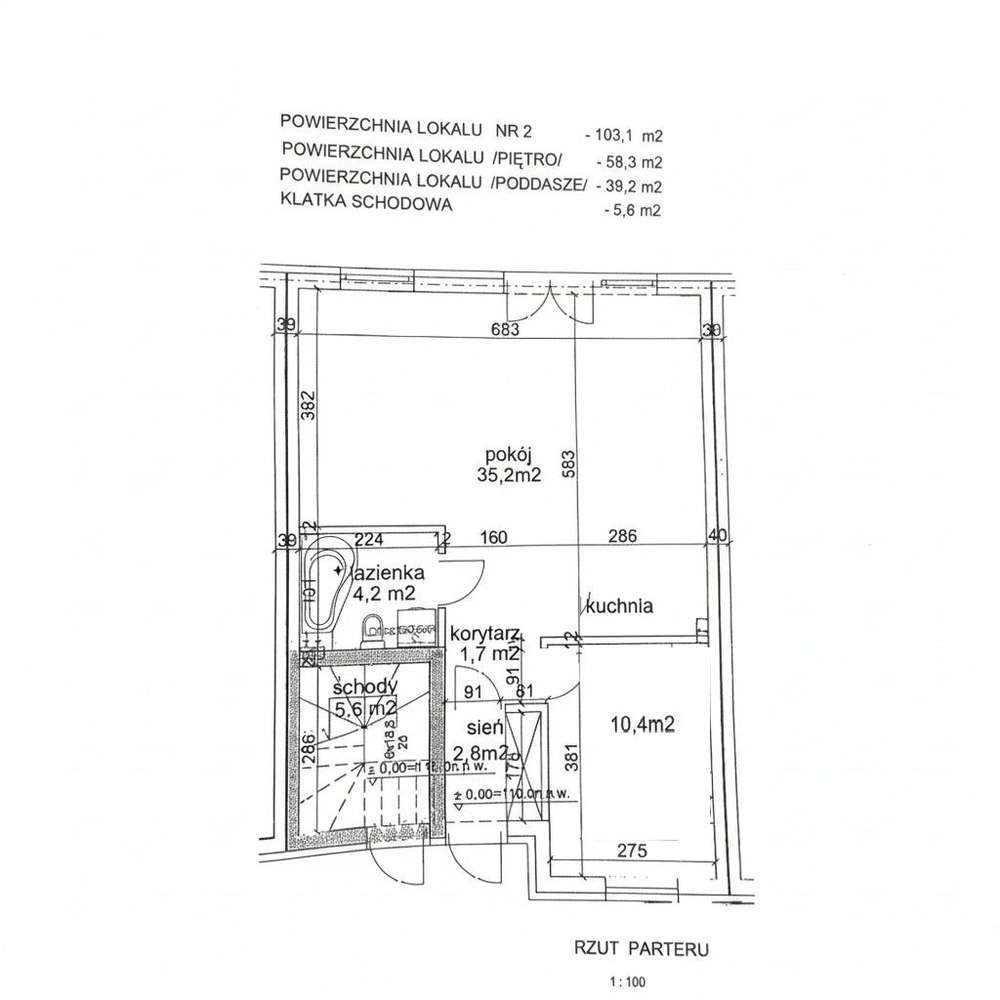 Dwupoziomowe, bezczynszowe 4 pokoje, 103 m².-7
