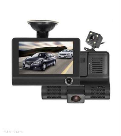 Camera auto tripla: fata spate interior design tip monitor 4 inch - 8