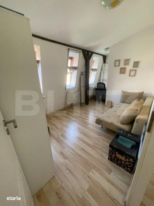 Apartament mobilat, 3 camere, 80mp, pe 2 niveluri, Balcescu