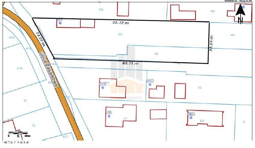 działka 1953 m2 ul. Zasadowa-3