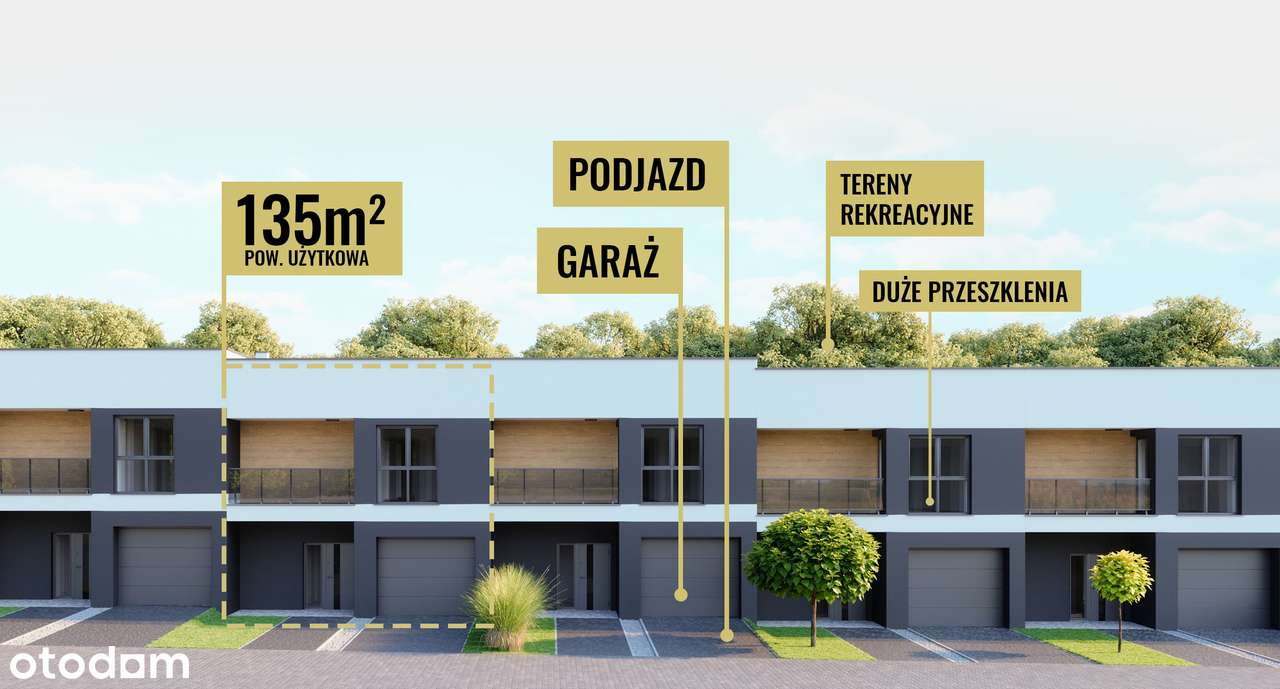 Dom w zabudowie szeregowej przy Parku Rozkówka-4