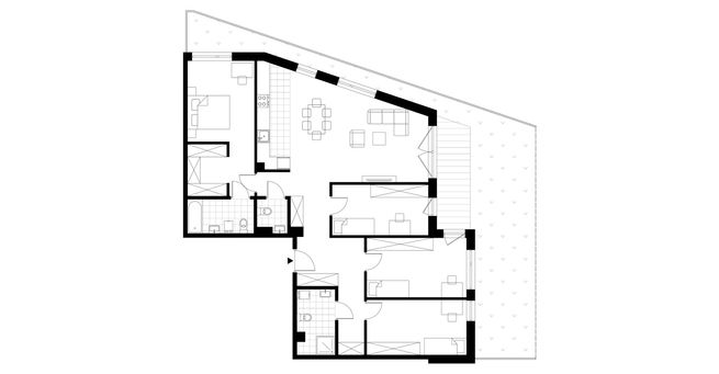 5-pokojowe mieszkanie 127m2 + ogródek Bezpośrednio