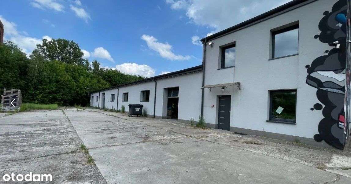 Magazyn z biurem i parkingiem brama z poziomu 0 - Pełny obrazek: 1/8