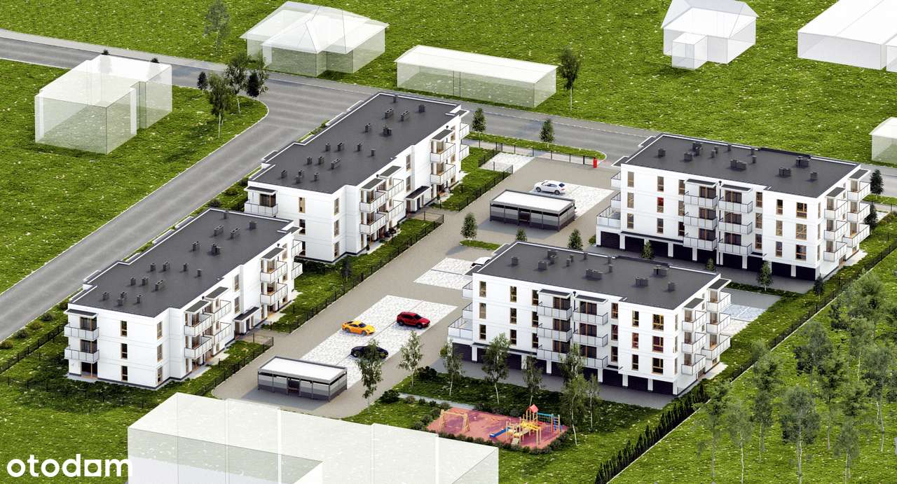 Osiedle zamknięte. Mieszkanie 3 pokojowe strona południowa 45m2-3