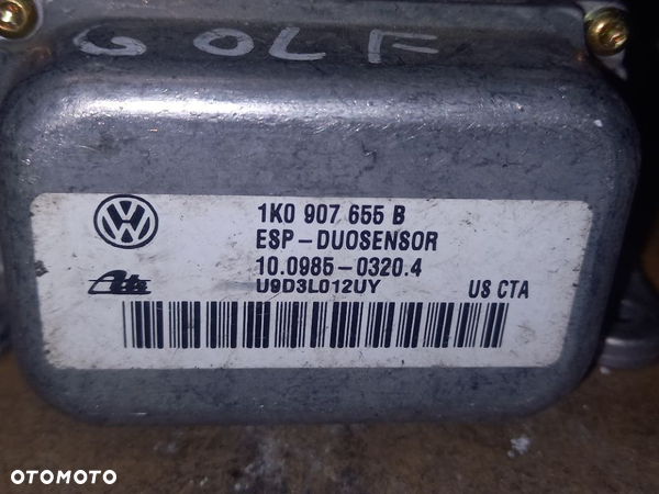 MODUŁ CZUJNIK ESP VW AUDI SKODA SEAT 1K0907655B - 2
