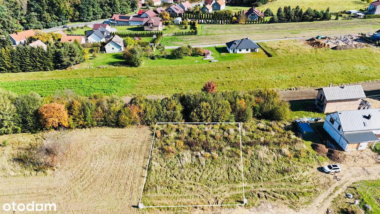 Szarów – dz. budowlana z mediami, blisko SKA i Puszczy Niepołomickiej - Pełny obrazek: 5/7