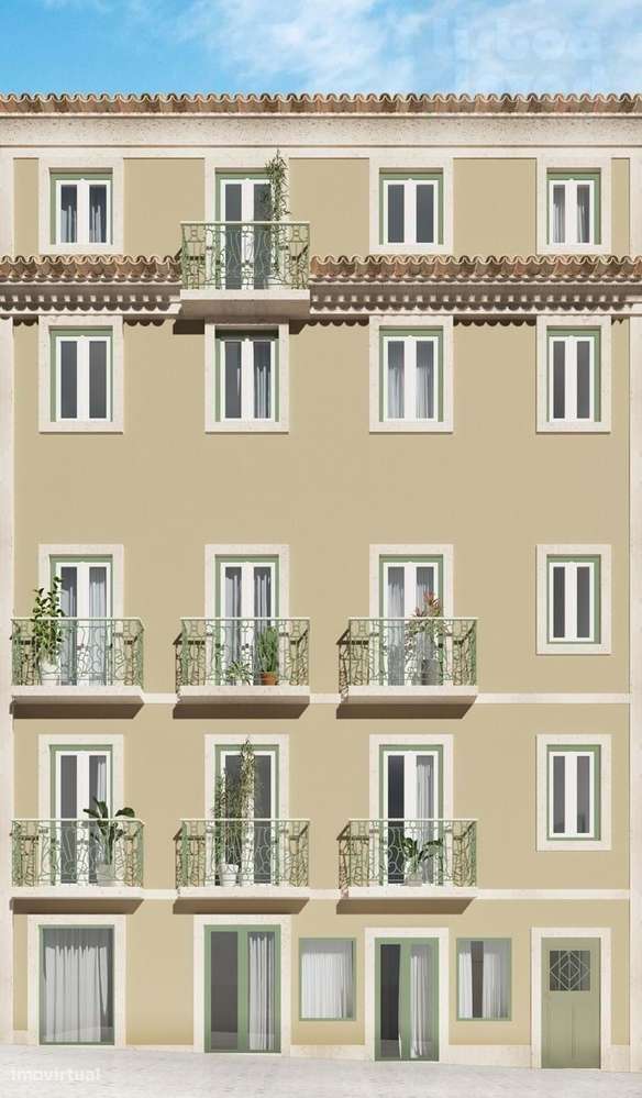 Vendo T2 Martim Moniz Remodelado em predio Remodelado - Grande imagem: 3/33