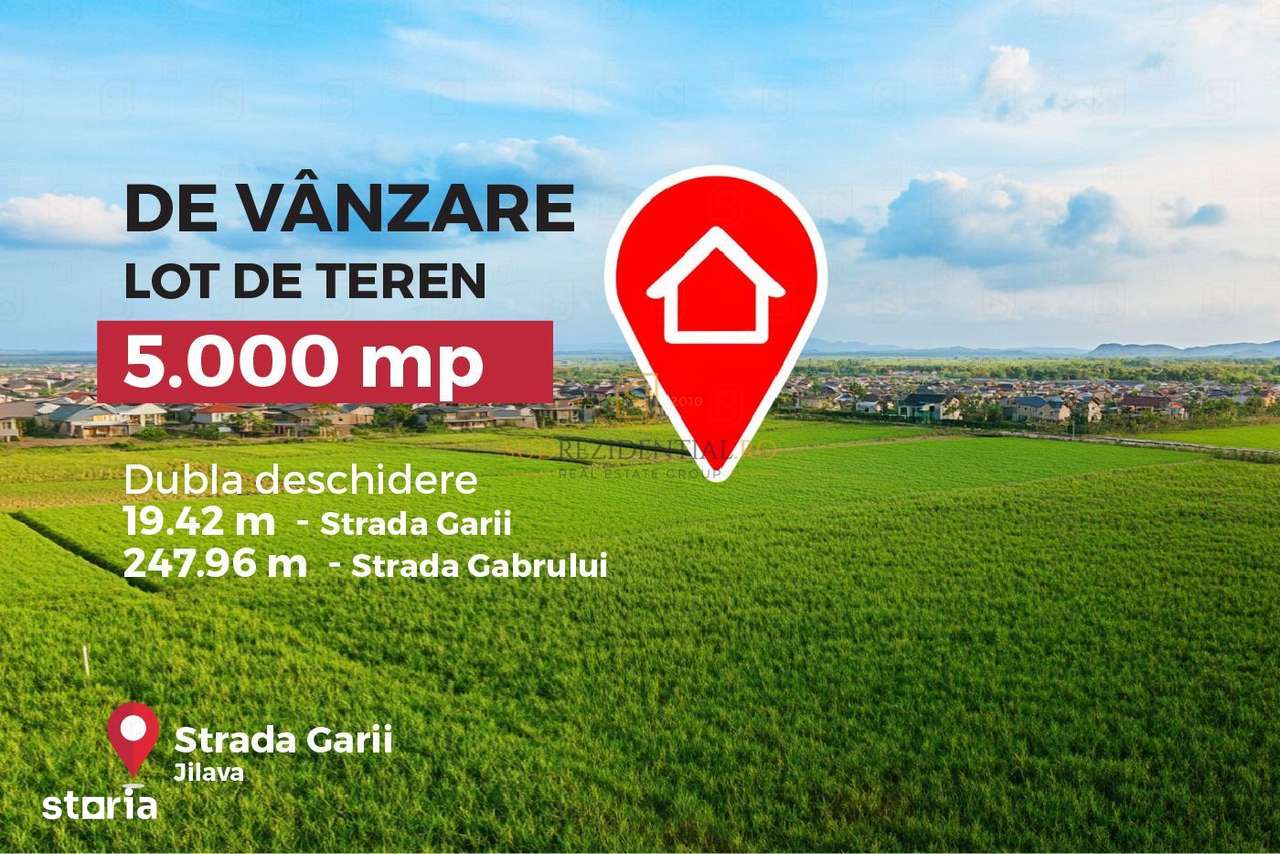 Lot de teren de vanzare, intravilan, 5000 mp, Str. Garii, Jilava,Ilfov - Imagine principală: 2/10