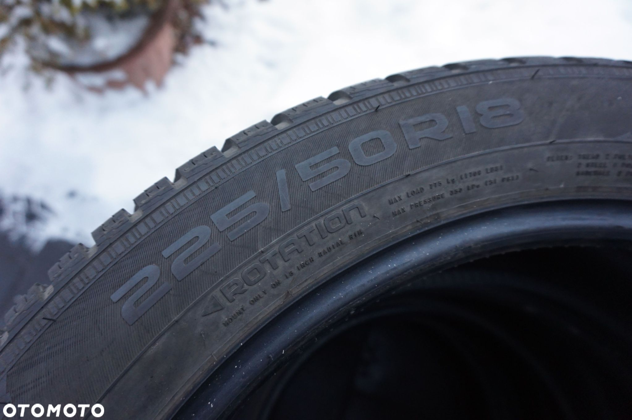 225/50R18 99H 2019 NOKIAN WR SNOWPROF KOMPLET OPON ZIMOWYCH (4 SZT) 7MM 225/50/18 - 3