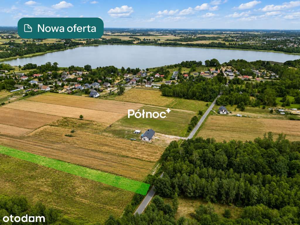 Działka nad jeziorem Kunów 4350 m²