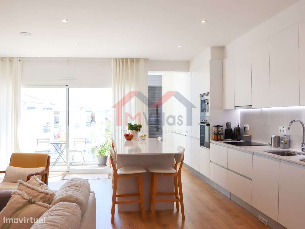 Apartamento T3 com terraço e 2 lugares de garagem no centro- São Br...-6