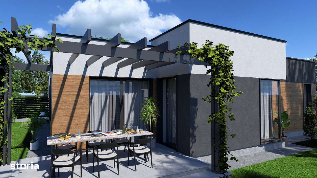 Casa individuala / 4 camere / 142 mpu / 200m de padure/ Balotesti-1