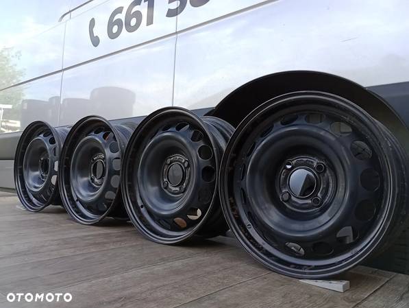 FELGI STALOWE 4x108 R15 6J ET32 OPEL CORSA F PEUGEOT 208 II CITROEN BERLINGO C4 II - 4