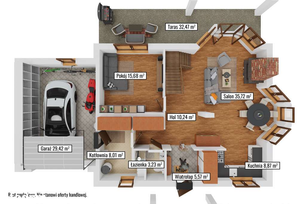 Dom koło Zegrza, 35 km od Centrum Warszawy.-7