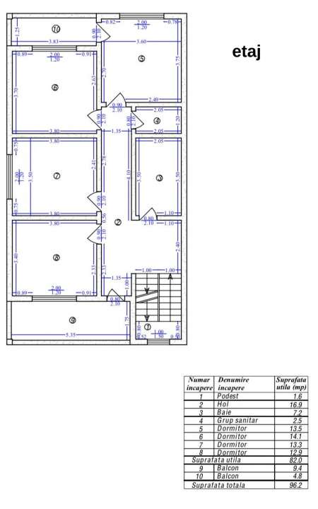 Casa S+P+E+M, 5 dormitoare, mansarda 85 mp, garaj – zona Brancoveanu-16