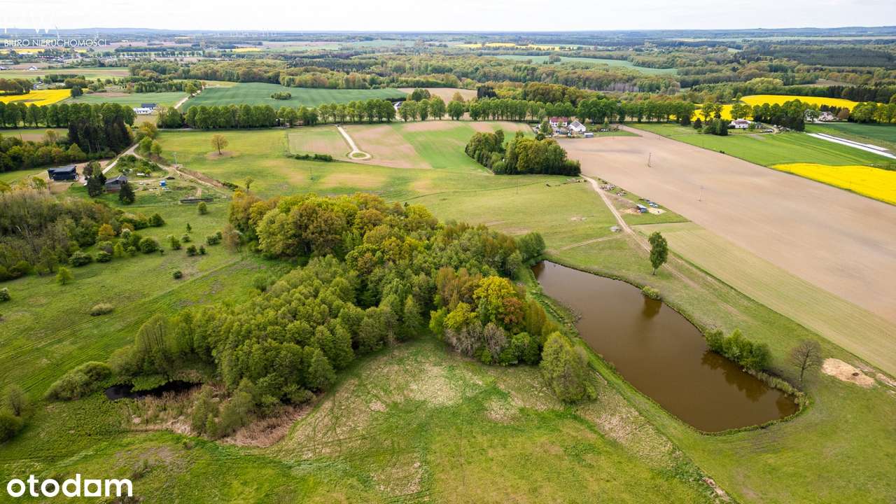Działki z warunkami zabudowy z widokiem na staw! - Pełny obrazek: 4/12