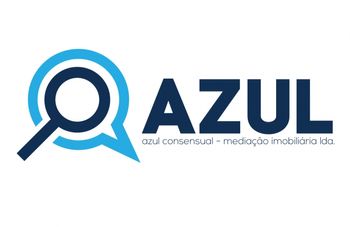 Azul Consensual - Mediação Imobiliária Logotipo