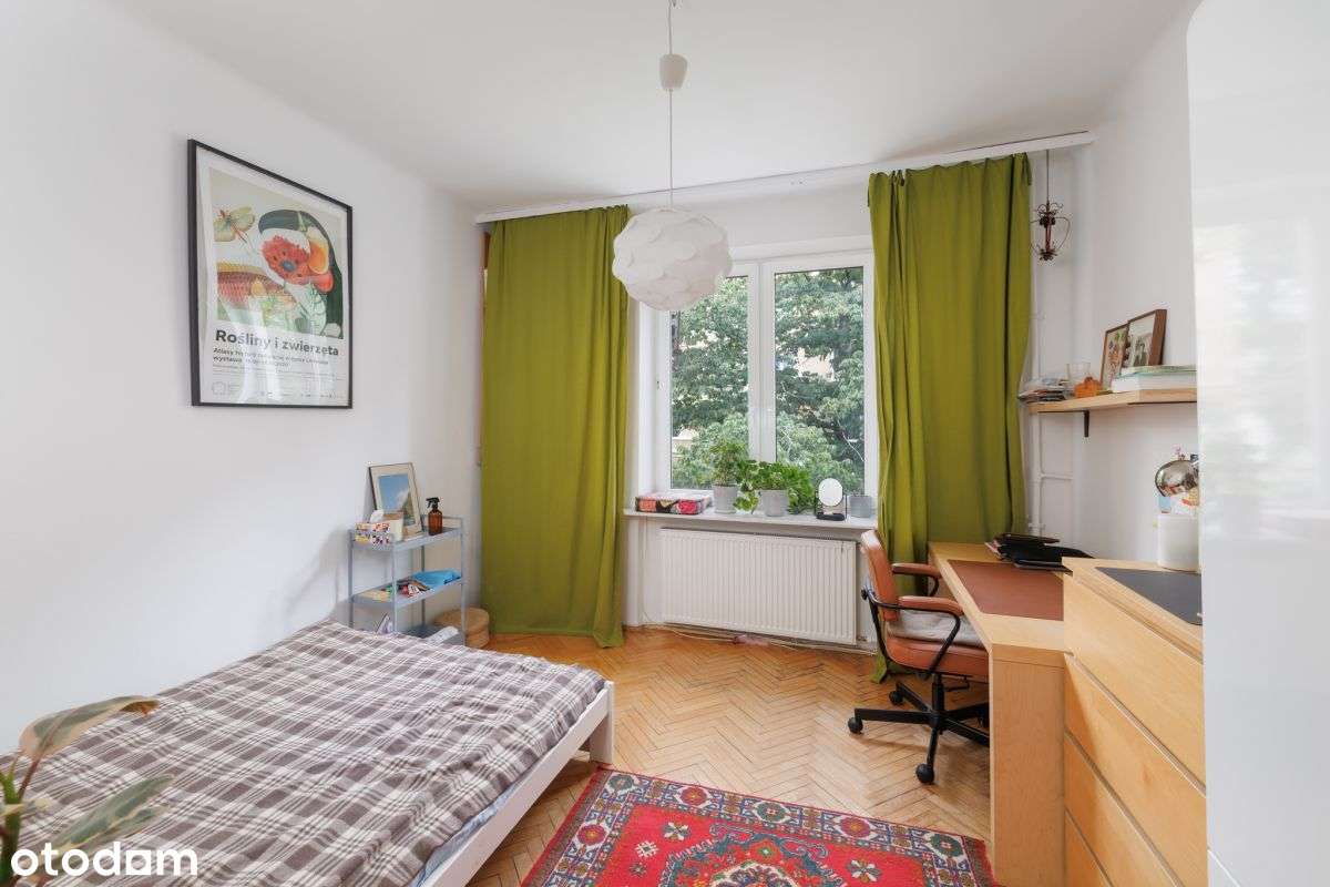 Klimatyczne 2|3 pokoje w kamienicy Mokotów balkon-3