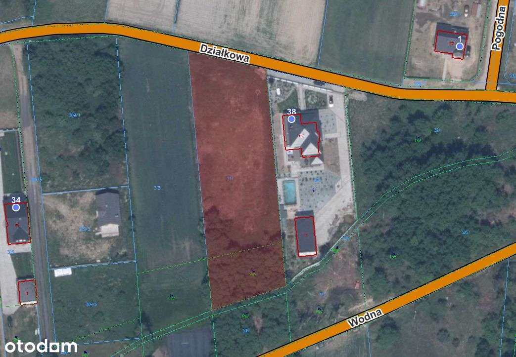 Pięknie położona działka BOREK (okolice Kalisza)