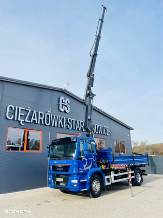 MAN MAN TGM TGL TGS 18.250 // E6 // wywrotka 3-S + HDS HMF 12,6m // budowlanka // energetyka //żuraw dzwig kran crane // Świeżo sprowadzony - 4