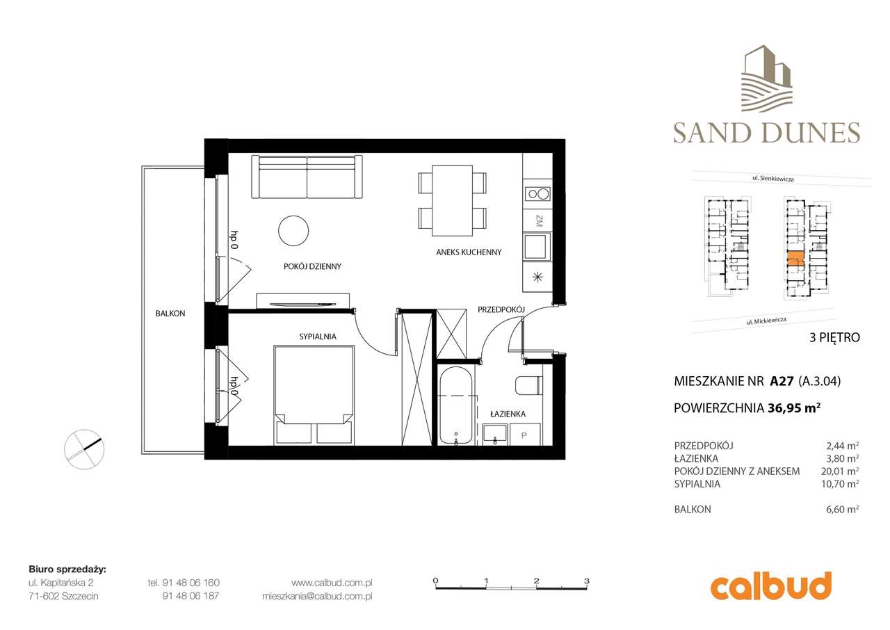 Sand Dunes  | apartament 2-pok.| A27 PROMOCJA ! gotowa łazienka, drzwi - Pełny obrazek: 2/7
