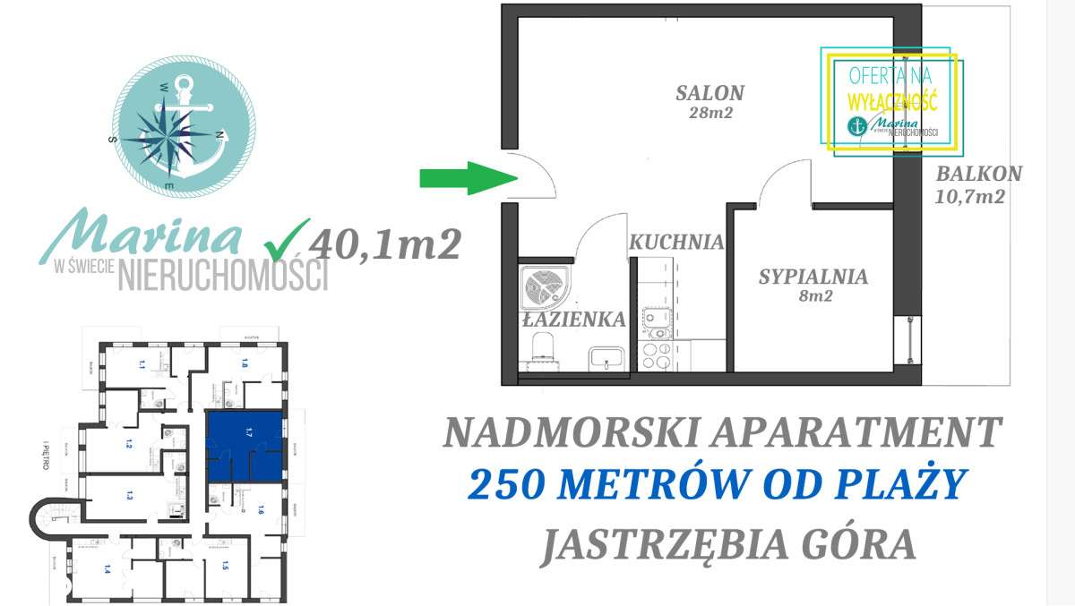 Nadmorski apartament 250 metrów od plaży-3