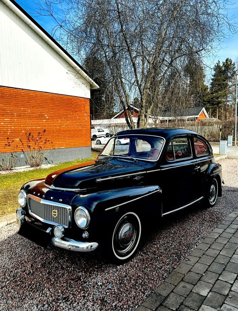 Volvo  sprawne volvo pv544 (1960/61) | czarny klasyk ze szwecji, zdrowy spód 1960