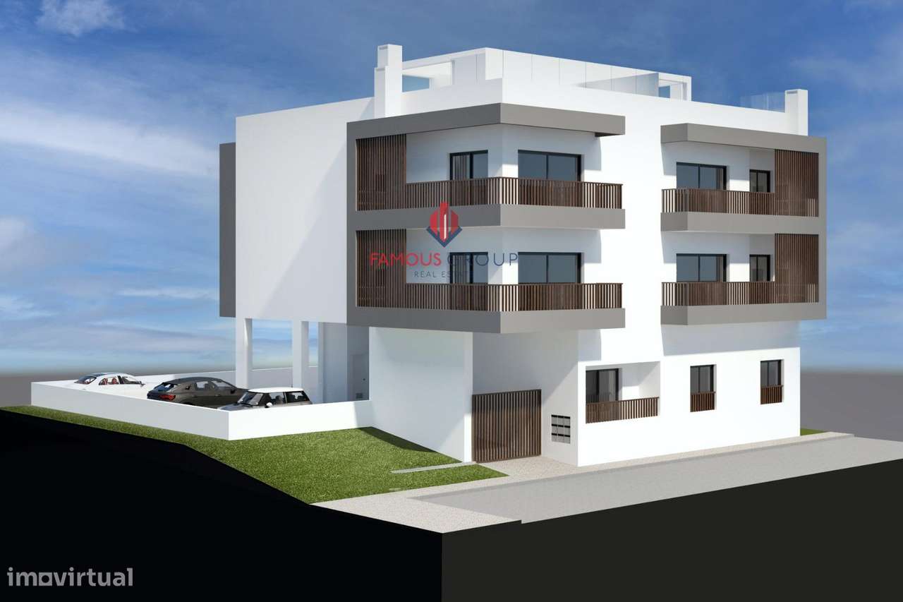 Apartamento T3 novo com estacionamento-17