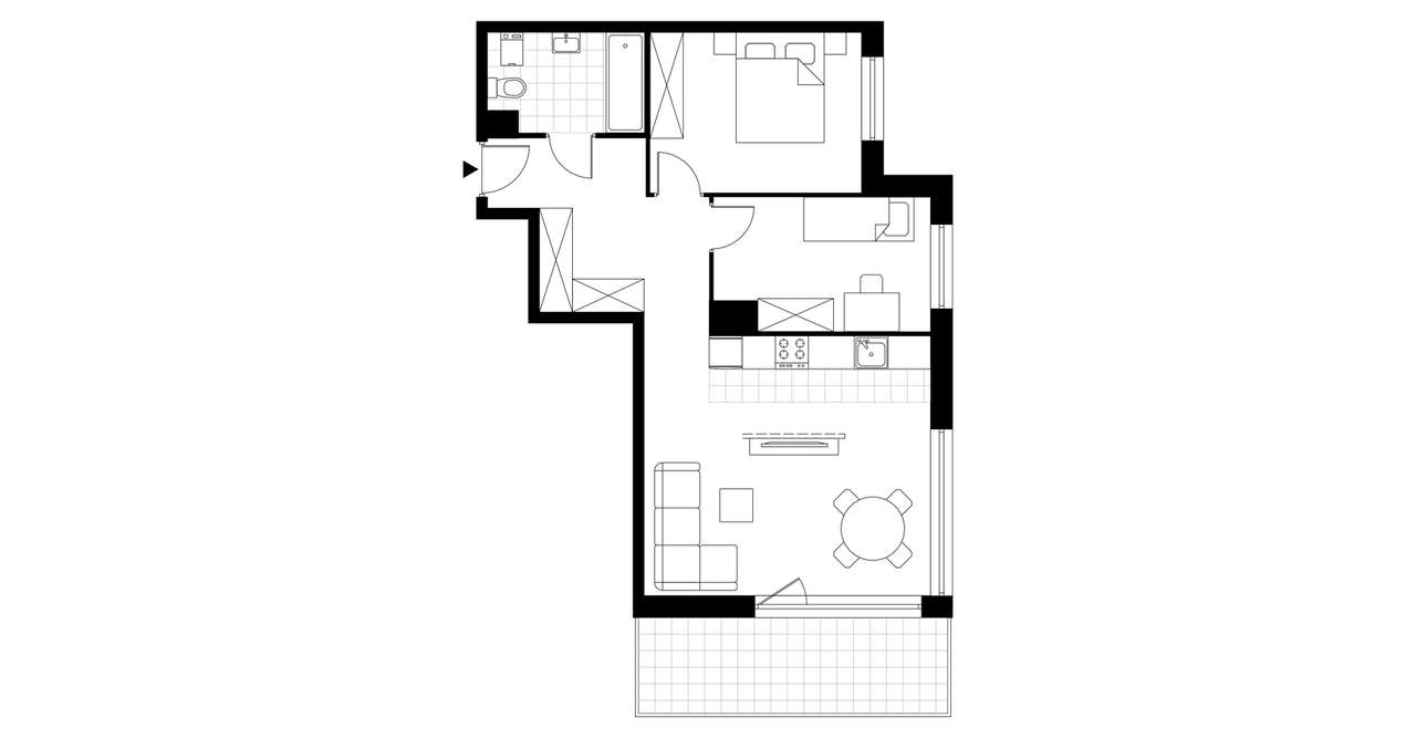 3-pokojowe mieszkanie 59m2 + balkon Bez Prowizji - Pełny obrazek: 3/8